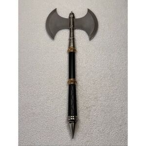 Double Blade Medieval Fantasy Fighting Axe
